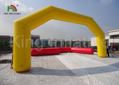 China Giant Yellow Advertising inflatable entrance arch for promotional show for sale