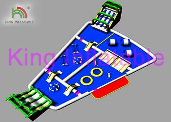 Китай Коммерчески раздувные аквапарк для развлекают/раздувная спортивная площадка воды продается