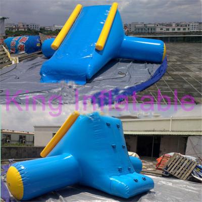 China El gigante modificó la diapositiva inflable del tamaño/el juguete inflable del agua para requisitos particulares para el parque del agua en venta