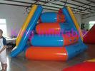 China CE Inflatable Floating Slide / Huge Fortress Inflatable Water Toy Customized For Adult for sale