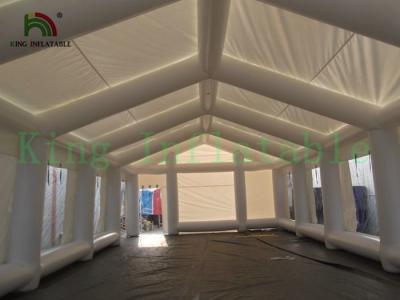 China Commercial Durable White Inflatable Event Tent PVC Tarpaulin Or Oxford For Trade Show for sale