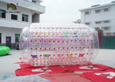 China PVC / TPU Inflatable Water Roller Water Walk On Toy With Customized Size And Color for sale