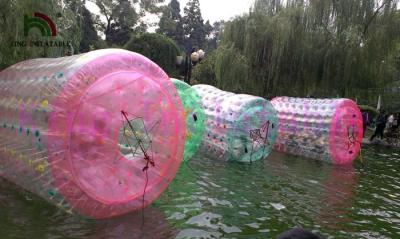 China Colorful Inflatable Water Toy , Human Size Inflatable Water Roller Ball for sale