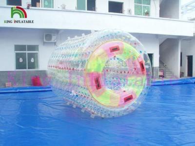 China 1.0mm PVC / TPU Blow Up water rolling Toy Inflatable Water Roller For Water Park for sale
