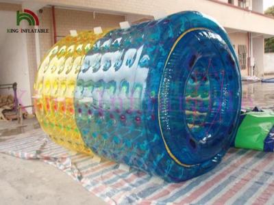 China Walking On Inflatable Water Toy , Inflatable Fun Roller By 2.8m Long And 2.4m Diameter for sale