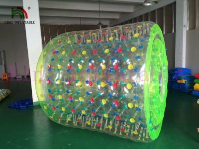 China Swimming Pool Inflatable Water Rolling Toy , Fire Resistance PVC / TPU Water Roller for sale