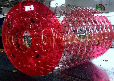 Chine jouet de marche de la grande eau d'explosion de PVC/TPU de 1.0mm, 2.8m longs * rouleau de rouge de 2,4 diamètres à vendre