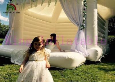 China 0.4mm PVC / Oxford Fabric White Inflatable Wedding Tent / Inflatable Outdoor Tent With CE Blower for sale