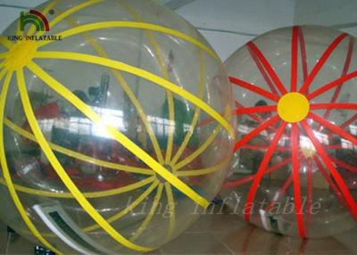 China Bunte Schnüre dauerhaftes aufblasbarer gehender Wasser-Ball PVCs/PTU durch Heißluft-Schweißgerät zu verkaufen