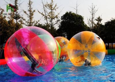China Indoor Outdoor 1.0 mm PVC / TPU Inflatable Walk On Water Ball Of 2m Diameter for sale