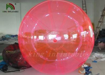 China Cremallera inflable de la bola YKK del agua roja del PVC/de TPU los 2m de la buena calidad de Japón en venta