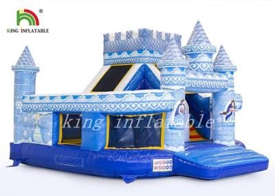 China Durable PVC Palace Castle Inflatable Jumping Castle Combo Slide Digital Printed for sale