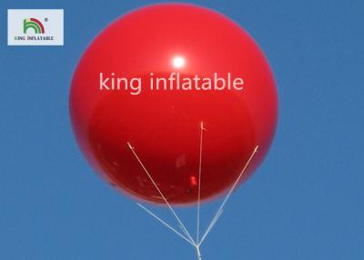 China 3m Diameter PVC Red Inflatable Advertising Products / Giant Advertising Balloons for sale