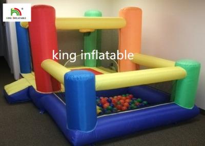 China Mini Inflatable Jumping House With Bobo Ball Pool For Kids Entertainment for sale