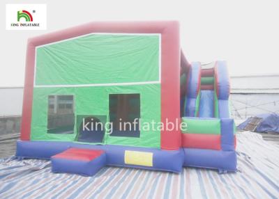 China Backyard Kids Inflatable Jumping House Bounce Castle With Slide Rent EN14960 for sale
