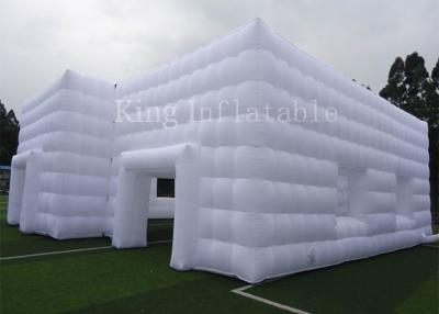 China White Color Exhibition Trade Show Inflatable Event Tent With Window for sale