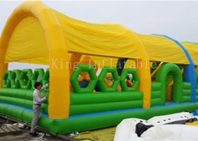 China 0.55 PVC Tarpaulin Bouncer Castle Outdoor Inflatable Amusement Park for sale