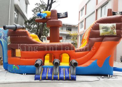 China Repita mecánicamente a la gorila de salto inflable del castillo del corsario de Rover de mar con la diapositiva en venta