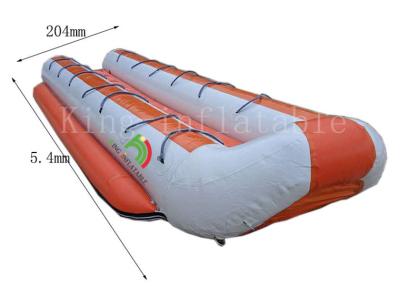 China Customized Double Row Inflatable Banana Boats 5.4 *2.04 m 14 Seats for sale