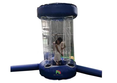 Chine Cabine gonflable d'argent de distributeur automatique de billets de machine contagieuse de cube en grippage de jeu de sport d'air pour le marché à vendre