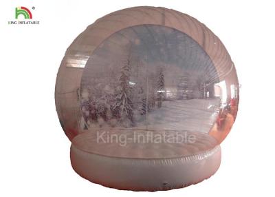 China Clear People Inside Inflatable Snow Balls For Advertisement 210D Nylon Material for sale