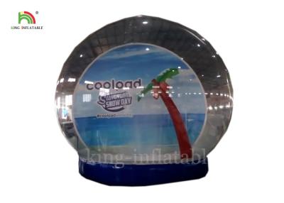 China 4 m Human Size Inflatable Advertising Snowballs / Blow Up Snow Globe for sale