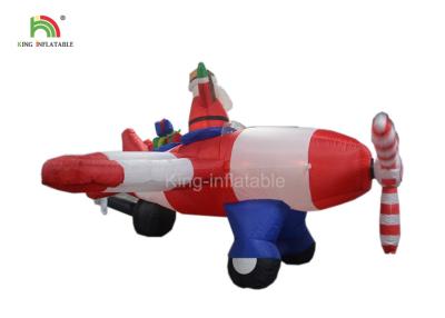 China Customized Size Promotional Inflatable Standing Christmas Santa Claus Outdoor Advertising for sale