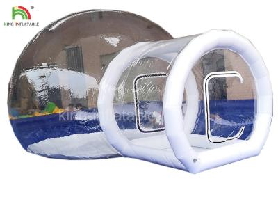 China PVC Tarpaulin  Inflatable clear Bubble Tent For Hotel 4 m Diameter for sale