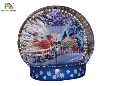 China Human Size Inflatable Snow Ball Clear 0.8 mm PVC  Globe Photo Taking EN14960 For Take Photo /Advertising for sale