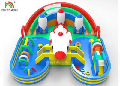 Chine Parc à thème gonflable de vaisseau spatial de parc d'enfant pour la location commerciale de partie d'amusement à vendre