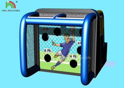 China 6*4m Inflatable Sports Games Basketball Shooting Playing Center 14 Months Warranty for sale