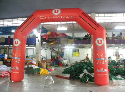 China Logos printing Oxford Fabric Inflatable Arches For Racing Or Advertisement Water Proof for sale