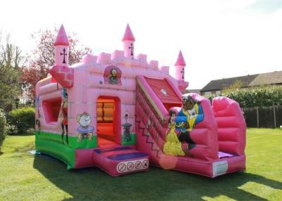 China Waterproof 5x4m Inflatable Jumping Castle Customised Birthday Parties Princess Palace for sale