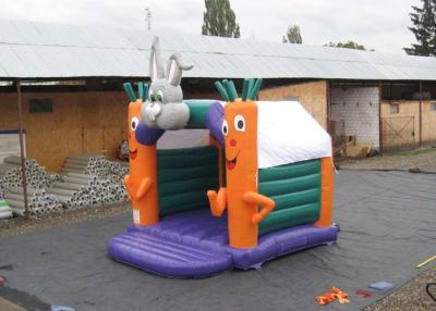 China Party Used Small Kids Inflatable Jumping Castle With Carrot And Rabbit 4X4M for sale