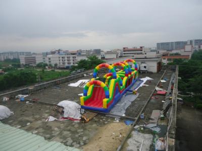 China Patio inflable del obstáculo del patio de la lona del PVC de los juegos inflables inflables de los deportes en venta