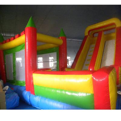 China Commercial Kids Inflatable Jumping Castle Inflatable Jumping Bouncy Houses With Slide for sale