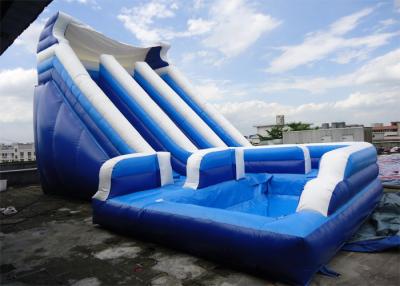China Customize Inflatable Water Slide / Kids Amusement Park 0.55 mm PVC Tarpaulin for sale