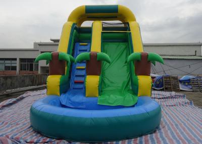 China Encerado inflável do PVC da corrediça de água do divertimento para o parque inflável da água do divertimento das crianças para crianças à venda