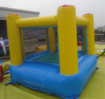 China PVC Tarpaulin Commercial Inflatable Bounce Houses UV resistance for sale