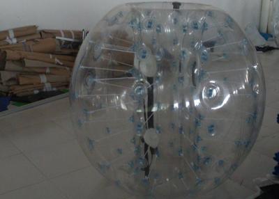 China 1.0mm PVC 1.2m Diameter Kids Inflatable Bumper Ball / Bubble Football Sport Games for sale