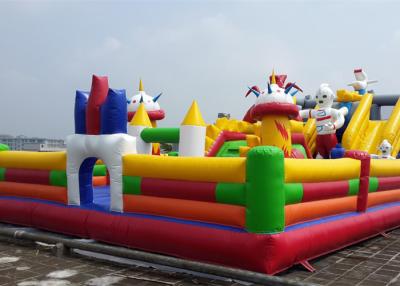 China Popular Playing Kids Giant Inflatable Amusement Park / Characters Inflatable Fun City for sale
