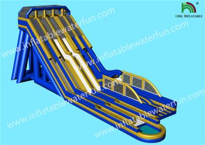 China Multiple Lanes Single Ladder Height 15m Giant Inflatable Slide for sale
