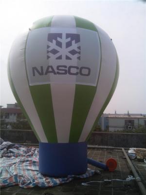 中国 セリウムのロゴの印刷/6mの高く膨脹可能な地上の気球が付いている膨脹可能な広告プロダクト 販売のため