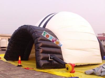 China Customized Inflatable Dome Tunnel Tent / Outdoor Inflatable Projective Events Tent for sale