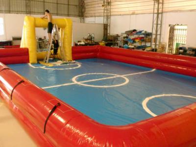 China 0.55mm PVC Inflatable Soccer Playground / Inflatable Sports Games / Sport Amusement for sale