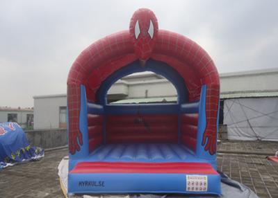 China Fertigen Sie aufblasbarer Spiderman-springendes Schloss/Spiderman-aufblasbaren Prahler für Kinder besonders an zu verkaufen