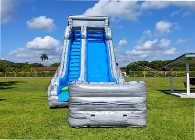 China Huge Rapid PVC Tarpaulin 0.5MM 22 Feet Giant Inflatable Slide for sale