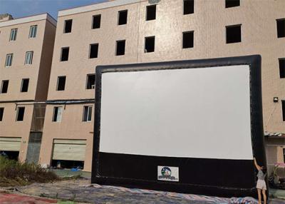 China 29 ft Large Inflatable Movie Screen / Inflatable Cinema Screen For Drive In Car for sale