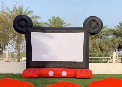 China pantalla inflable al aire libre de alquiler comercial de la película del PVC de 0,45 milímetros para el disfrute de la familia en venta