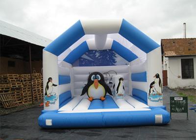 China 5m*4m Penguin Theme Inflatable Bounce Houses For Children for sale